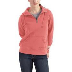 Carhartt Coral Half-Zip Hooded Pullover